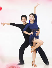 广场舞双人舞 糖豆广场舞 三步踩伦巴《梦见你